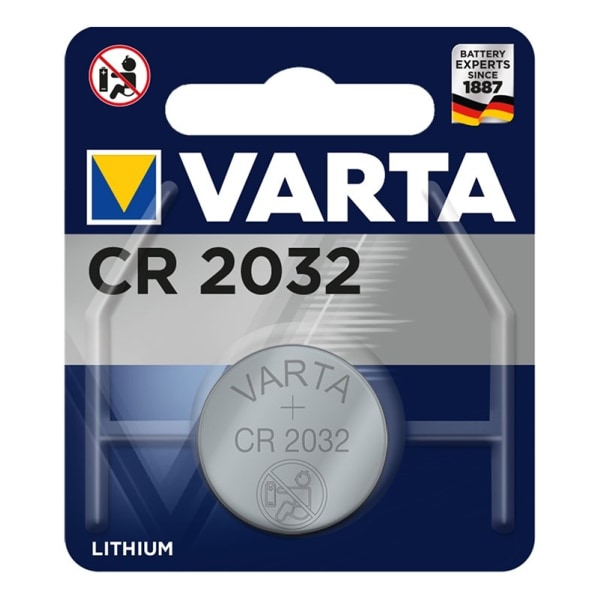 Varta Lithium CR2032 nappiparisto 3V läpipainopakkauksessa
