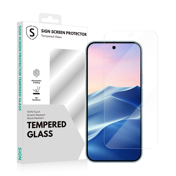 SiGN skærmbeskytter i hærdet glas til Google Pixel 9 Pro