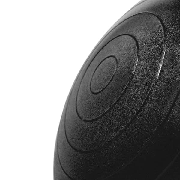 65 cm sort gymnastikbold – Anti-Burst, skridsikker