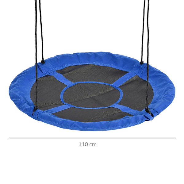 Bogunga Ø110Cm 150Kg Justerbar Blå 3-12 År
