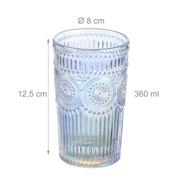 Vintage drikkeglas 4-pak
