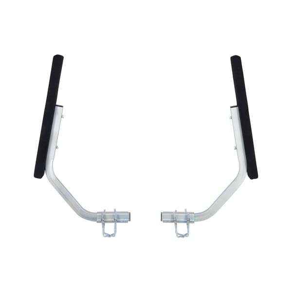 Båttrailerstyrningar, 2-pack stål, 30 mm justerbara dynor