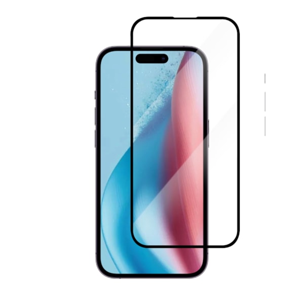 Skærmbeskytter iPhone 16 / 15 Sort
