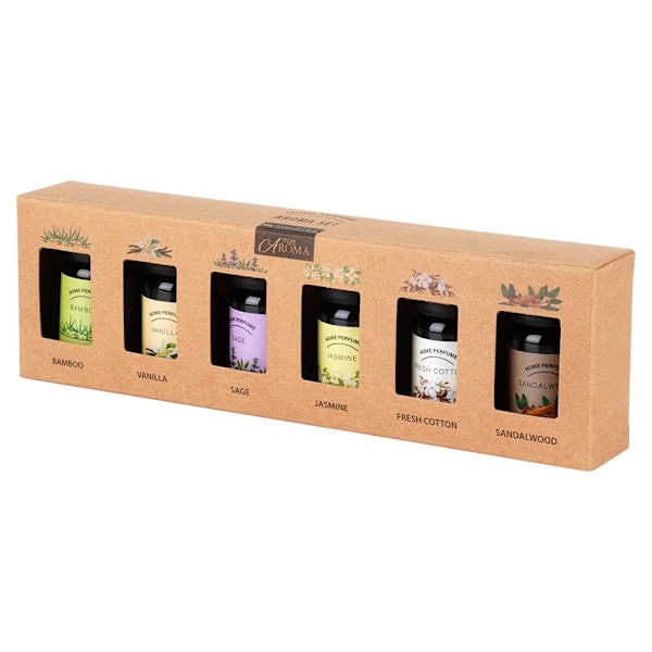 Sæt æteriske olier 10 ml 6 stk.
