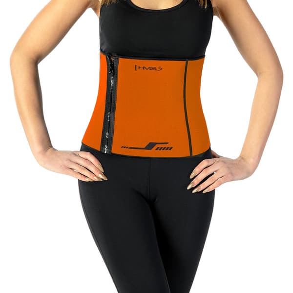 Neopren taljestøtte, orange, One Size