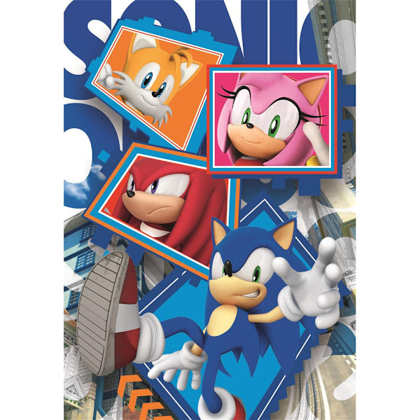 104 stk Puslespil Sonic