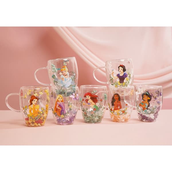 Disney Snehvide blomsterdekoreret glaskrus
