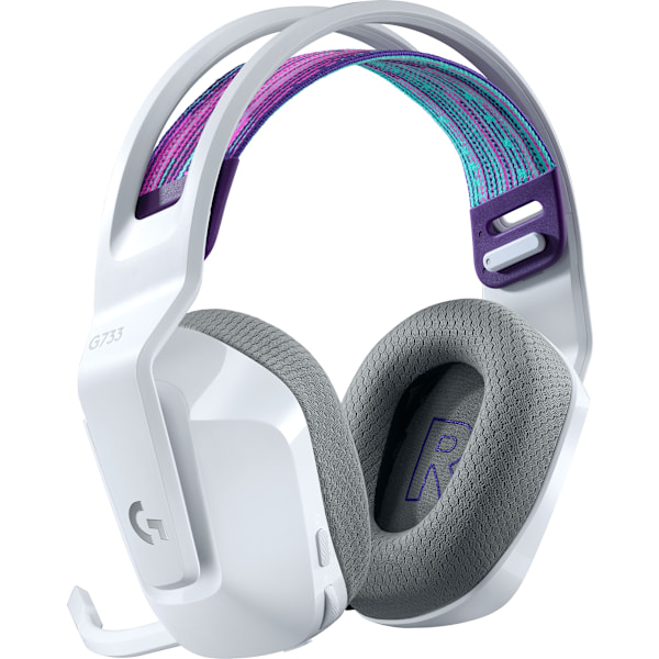 Logitech G733 Lightspeed - langattomat pelikuulokkeet, valkoinen