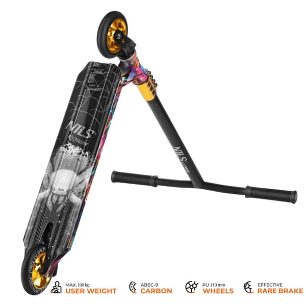 Trickscooter för trick, ABEC-9-kullager, 110 mm hjul