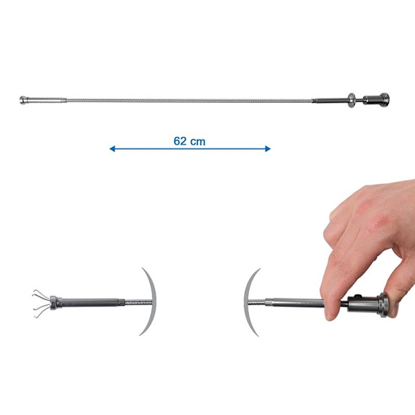 Fleksibel magnetisk pick-up klo med 1 LED