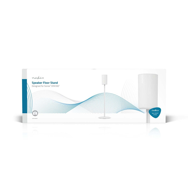Speaker Mount | Kompatibel med: Sonos® Era100 | Stand | 3 kg | Fast | ABS / Metal | Hvid