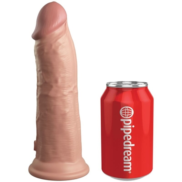 King Cock - Elite Realistisk Dildo Vibrerende & Silikone 20,3 Cm
