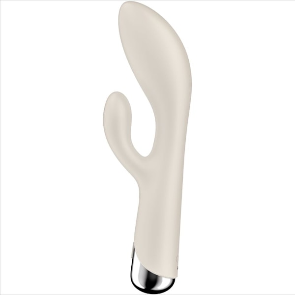 Satisfyer - Spinning Rabbit 1 Klitoris Och G-Spot Stimulation Beige