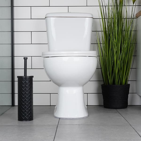 Stilren WC-borste med slitstarka svarta borst