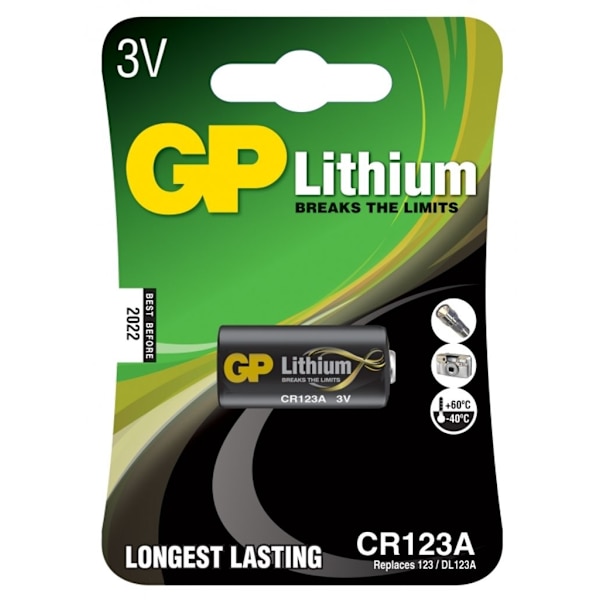 CR123A 3V 1-pak GP