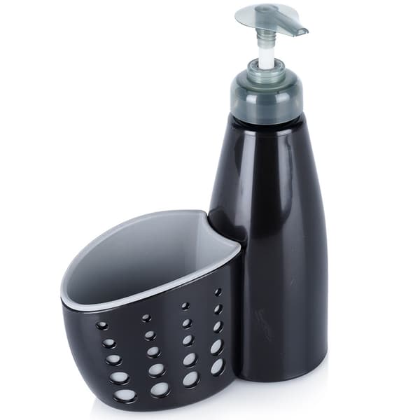 Disktvålsdispenser med svamphållare, 370 ml