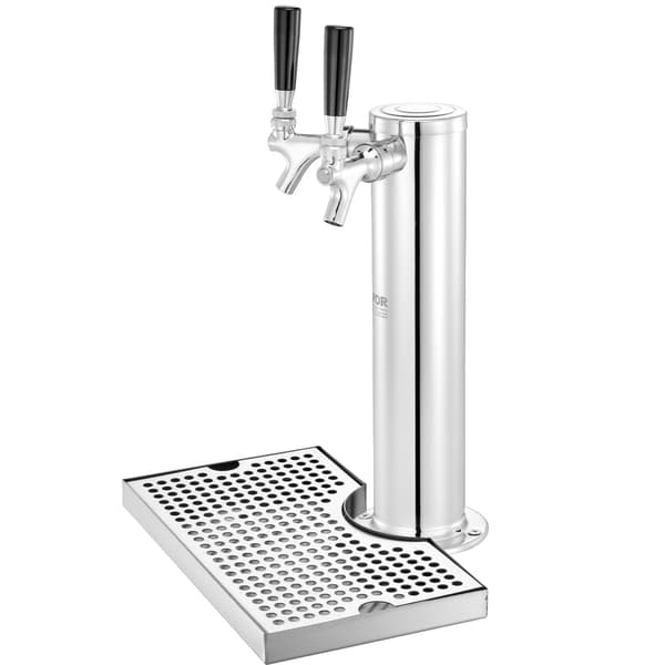 Kegerator Tower-sæt, dobbelt tap, W21.8-regulator, A-systemkobling