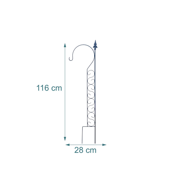 Shepherd's Crook Trellis för klätterväxter
