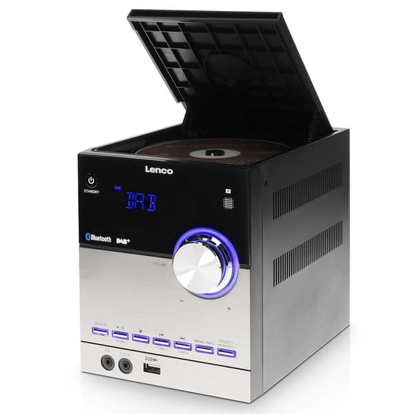 DAB+/FM/CD/Bluetooth/USB-stereo – svart
