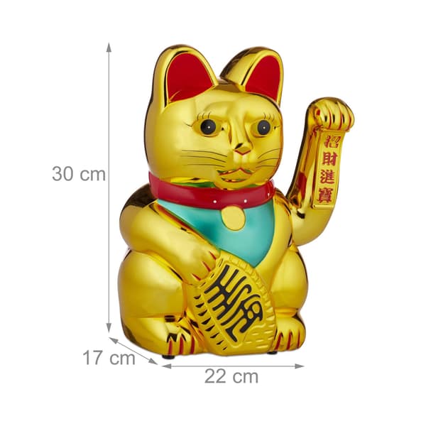 XL Winkekatze kultaa