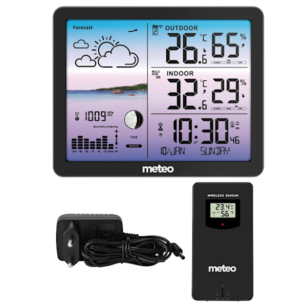 METEO SP107 sääasema, musta