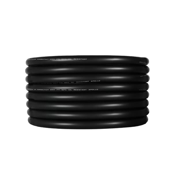 6 AWG SOOW strömkabel förlängningssladd, 7,5 m koppar