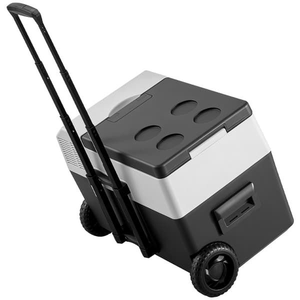 12V/24V Bærbart Bilkøleskab 30L, Kompressor, Hjul