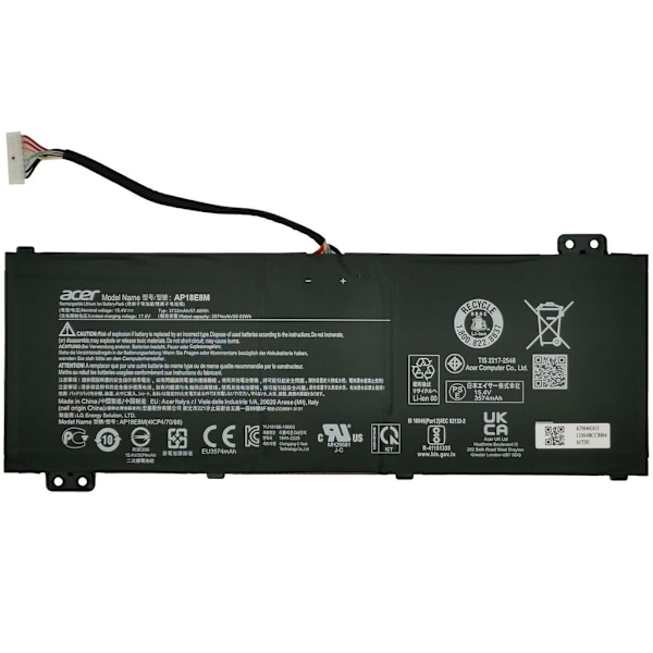 Acer Batteri LGC 57Wh 3574mAh 4S1P 65W