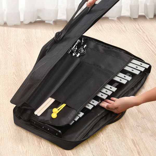 32-noter klockspel Xylophone Kit – Stativ, väska, klubbor
