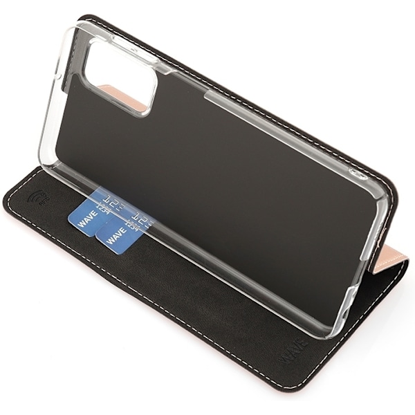 Wave BookCase - suojakotelo, Samsung Galaxy A32 5G, ruusukulta