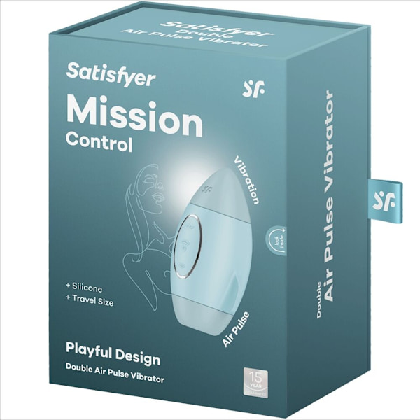 Satisfyer - Mission Control Blue Pieni Double Impulse Vibraattori