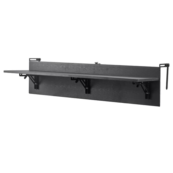 Hopfällbart balkongräckesbord 122 x 30 cm, 22,5 kg