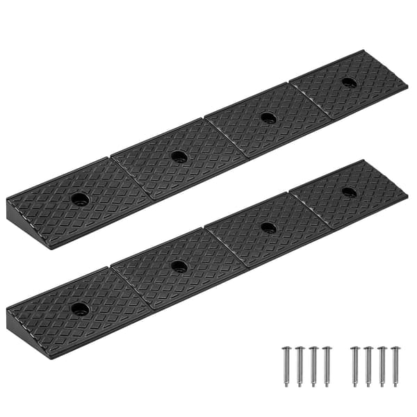 Gummikantrampe, 2-pak, 15 tons, 2 tommer stigning, dræning