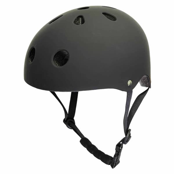 Børnecykelhjelm, justerbar LED, M 55-58 cm, sort