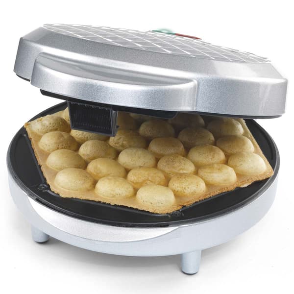 Bubbelvåffeljärn med non-stick beläggning och indikator