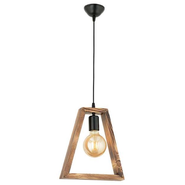 Lysekrone Geometrisk Ahşap Sarkıt (B)
