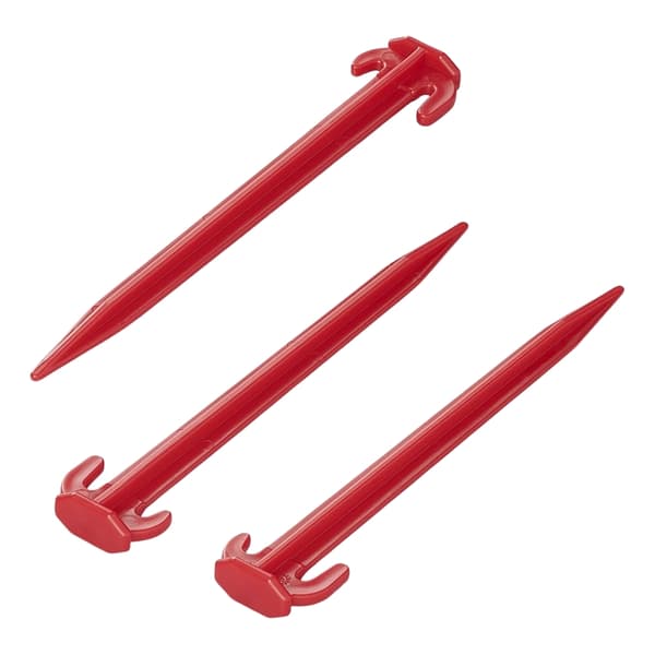 Telttatappi 19cm muovia 6 kpl polybagissa