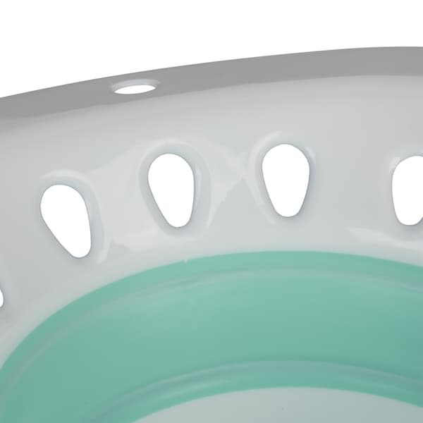 Sammenfoldelig siddebadekar til toilet