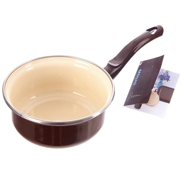 BRUN emaljerad kastrull 14 cm, 620 ml