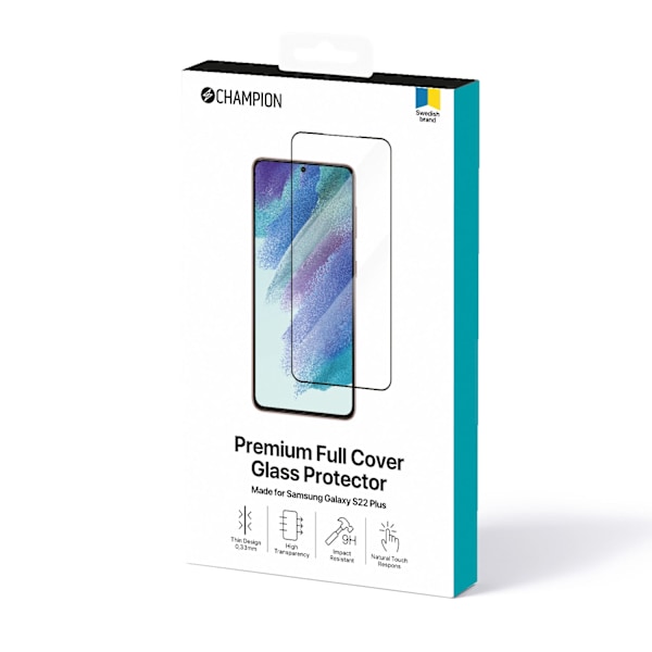 Skærmbeskytter Galaxy S22+ Sort