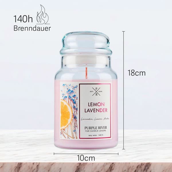 Doftande sojaljus – 140 timmars brinntid