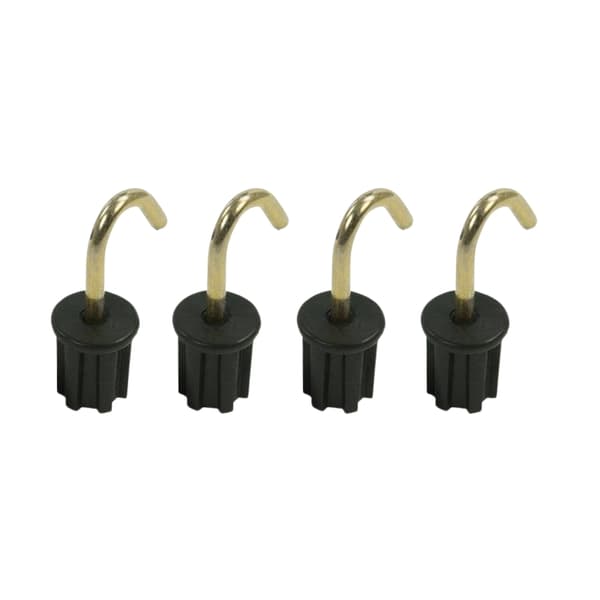 Teltstangsstuds bukket 25mm 4 stk i blister