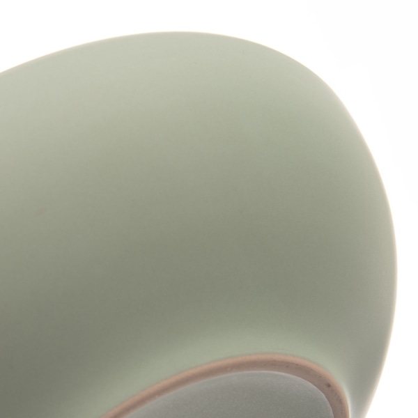 Dyb keramisk middagstallerken grøn 20,5 cm
