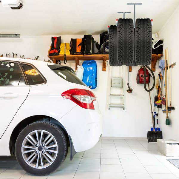 Sæt med 2 loftkroge til garage