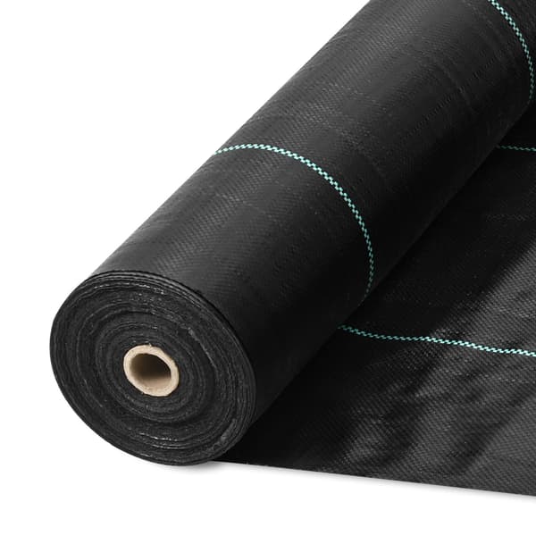 Ogrässpärrtyg, vävd PP, 2 x 100,6 m rulle