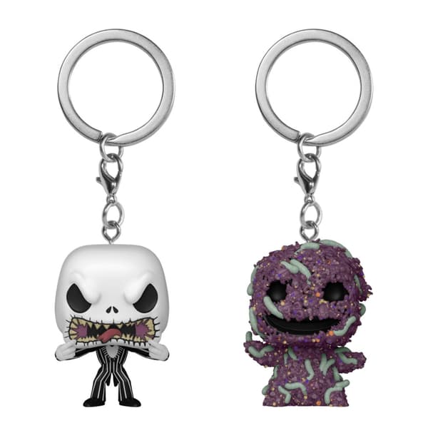 Disney Nightmare Before Christmas -avaimenperäsetti: Jack & Oogie Boogie