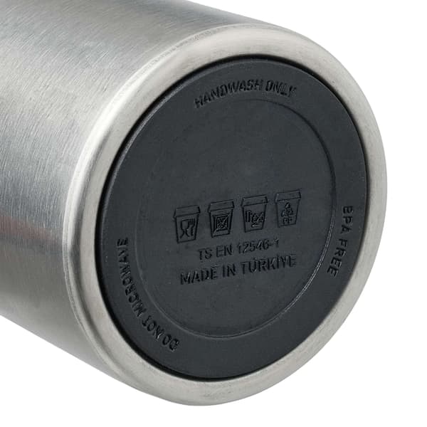 Drikkeflaske i rustfrit stål 400 ml med kop