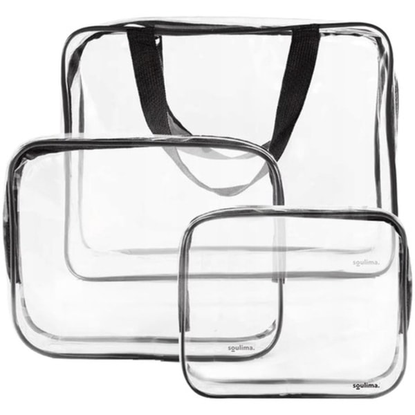 Transparent necessär 3in1 Soulima 21448