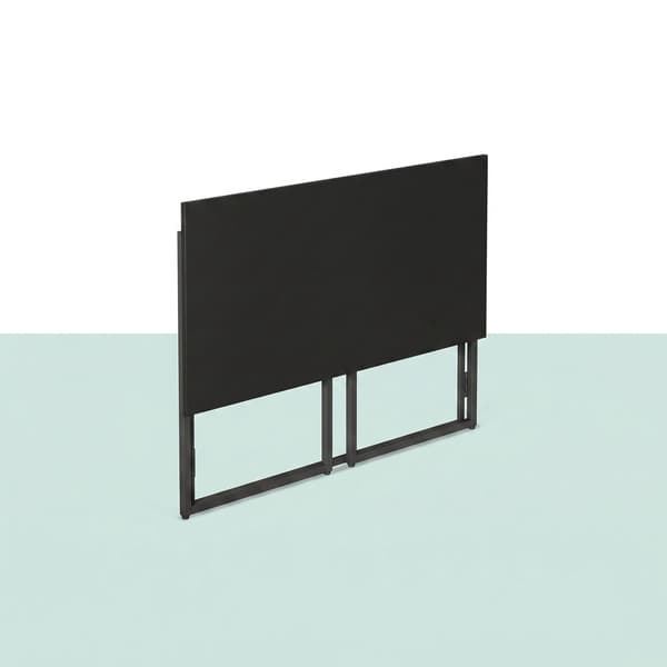 Klapbord, Sort – 100 x 50 cm, Træ & Stål