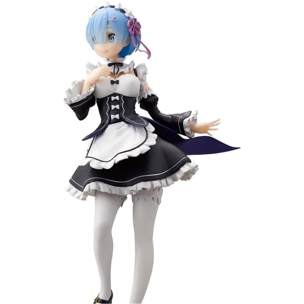 Re: Zero Rem Glitter & Glamorous Figur, 24 cm samleobjekt